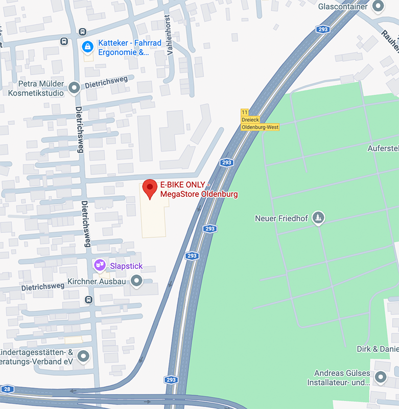 Kartenausschnitt Dietrichsweg 64, 26127 Oldenburg
