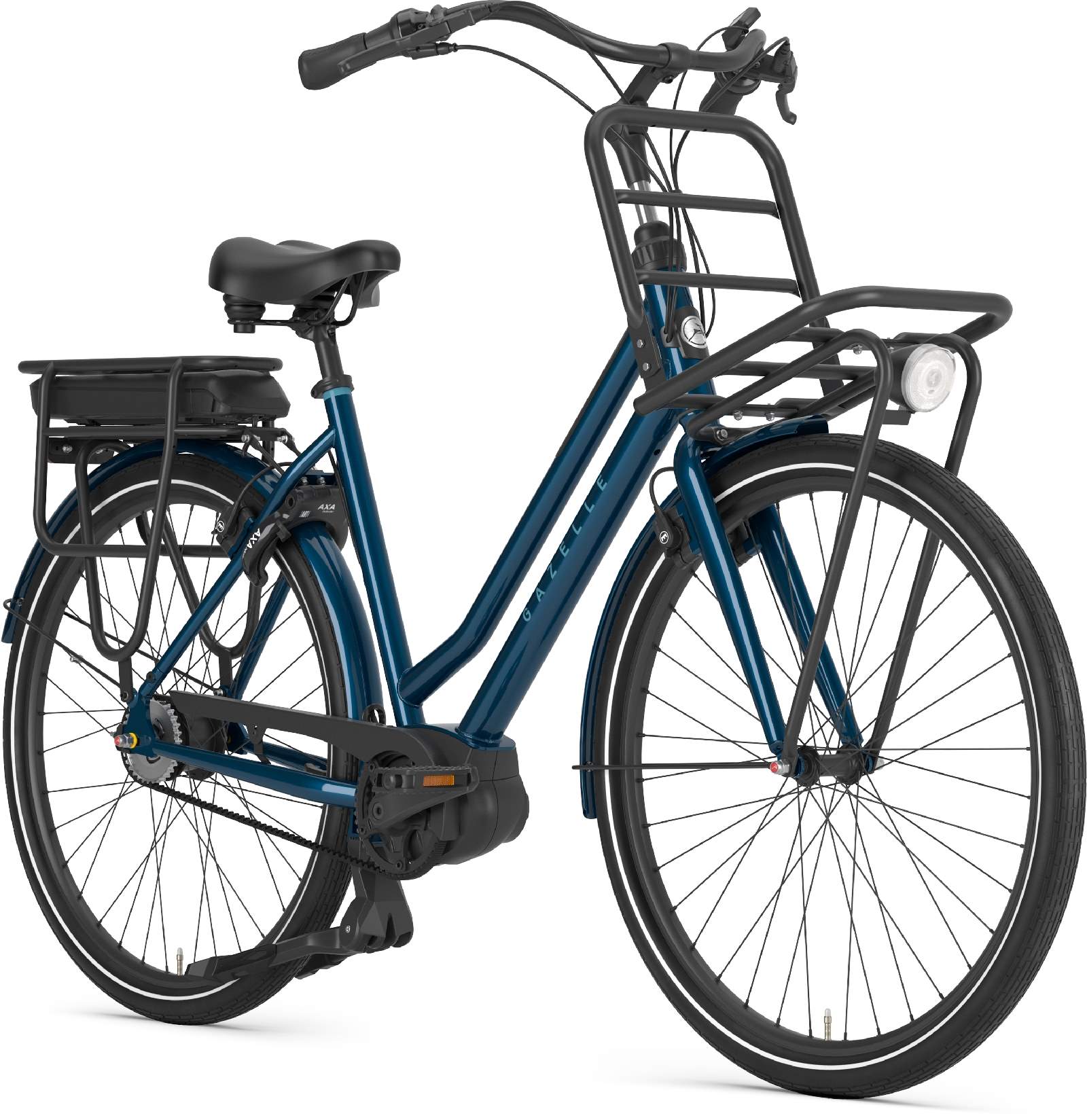 Gazelle HeavyDutyNL C5 – 400 Wh, Trapez