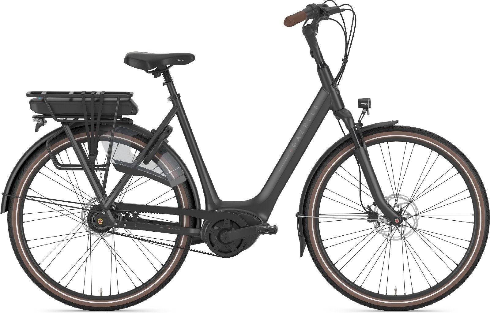 Gazelle Orange C8+ – 400 Wh, Tiefeinsteiger