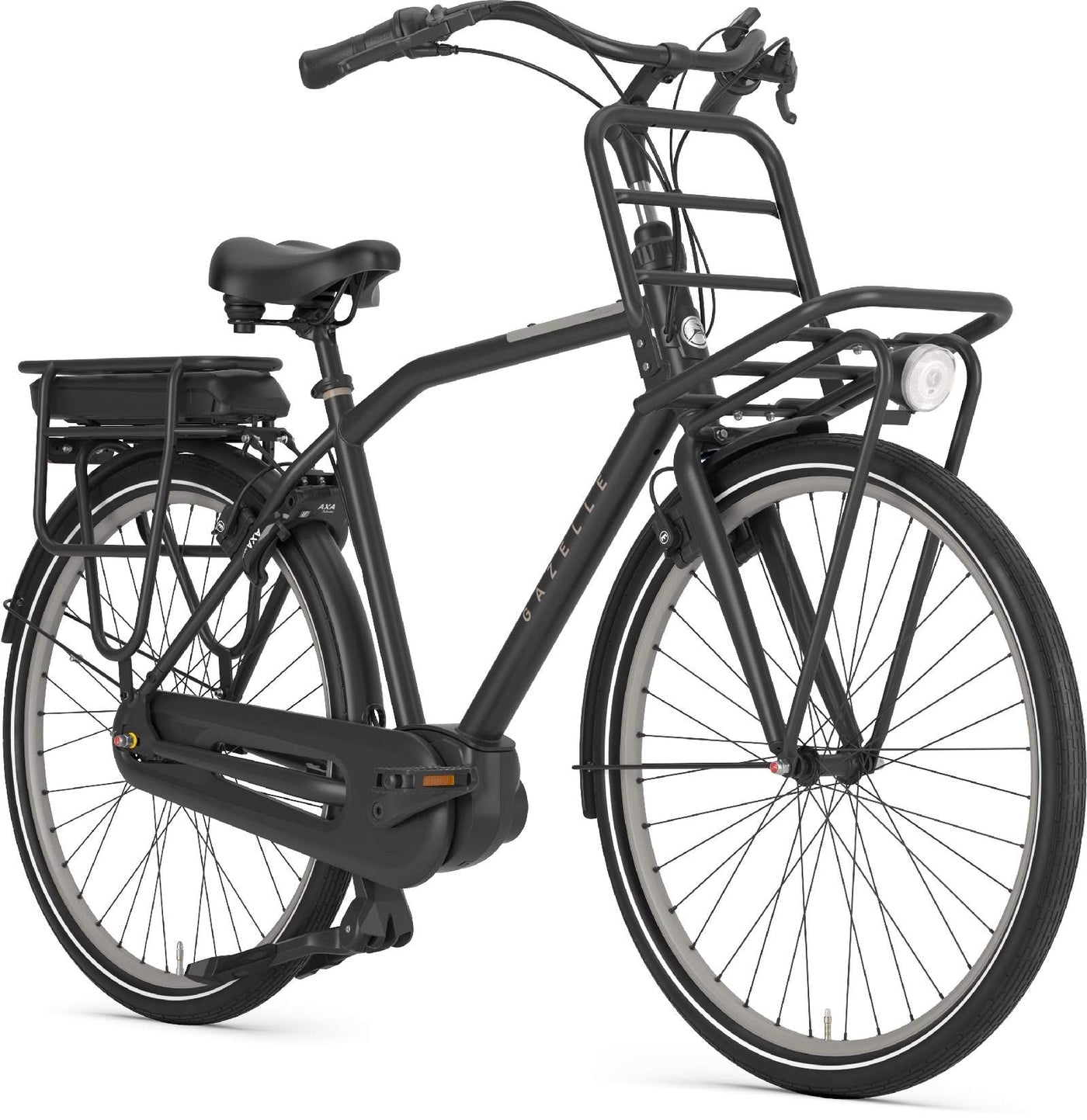 gazelle fahrrad schwarz matt Gazelle HeavyDutyNL C7 - 400 Wh - 2026 - 28 Zoll