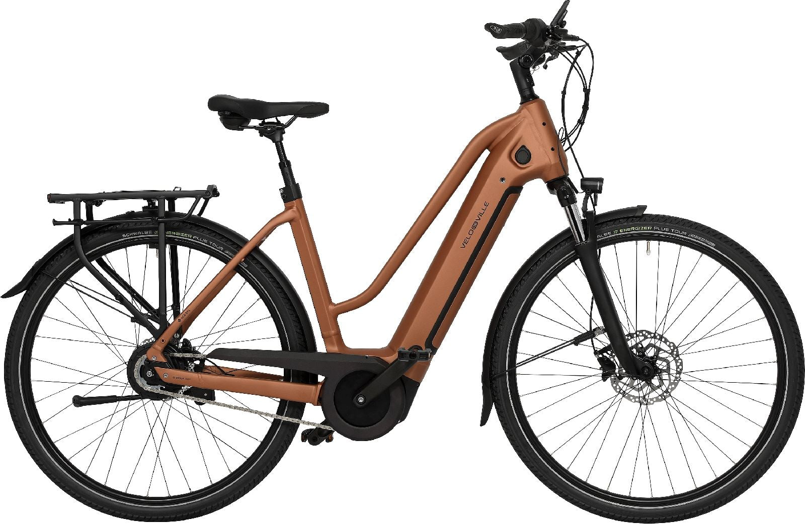 Velo de Ville AEB 290 - 500 Wh / 13.4 Ah - 2024 - 28 Zoll - Trapez