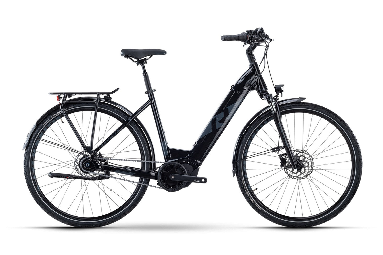 Raymon CityRay E 7.0 CB Rücktritt - 500 Wh / 14.5 Ah - 2024 - 28 Zoll - Tiefeinsteiger