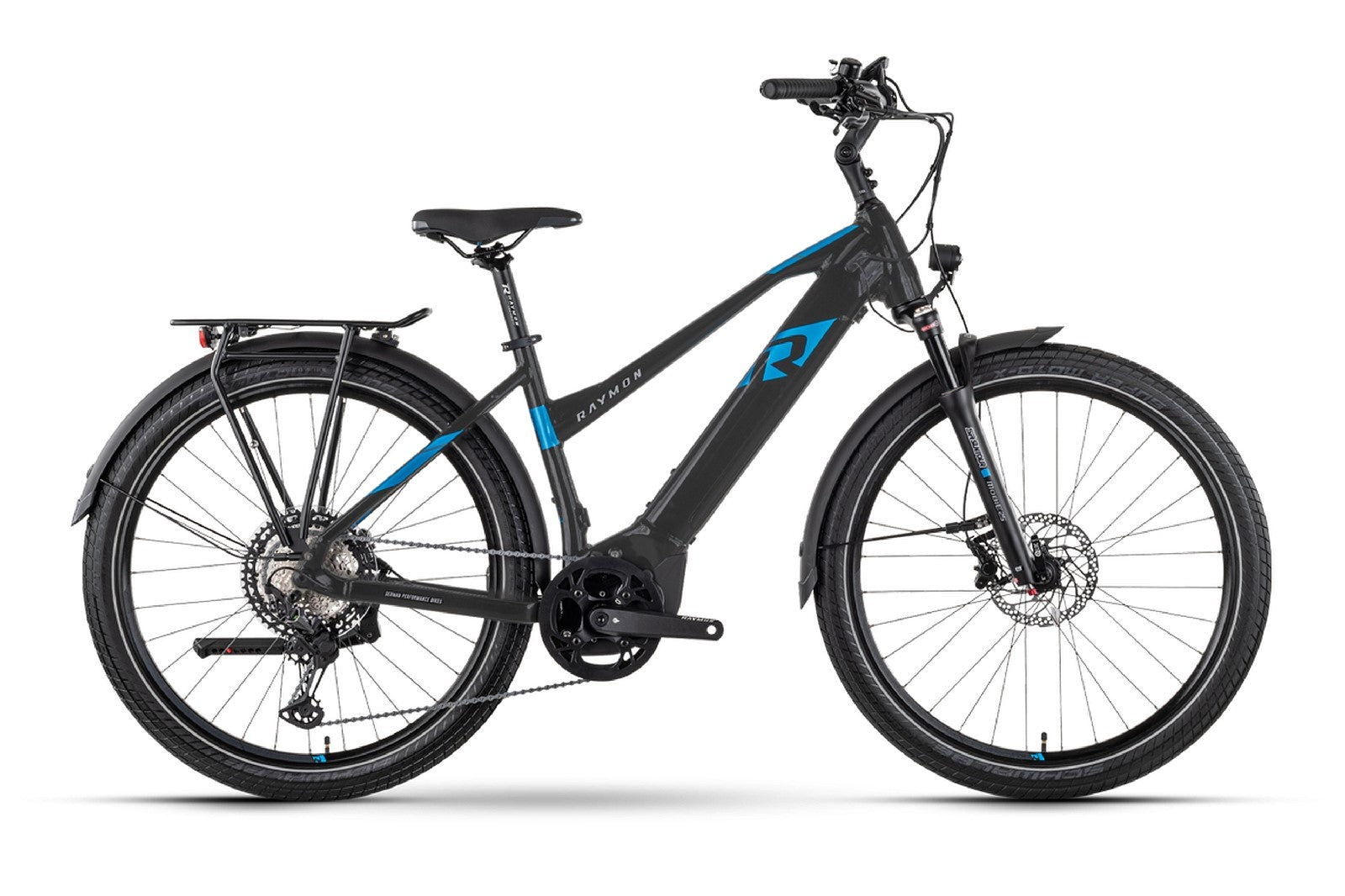 Raymon TourRay E 8.0 - 630 Wh / 17.5 Ah - 2024 - 27,5 Zoll - Trapez