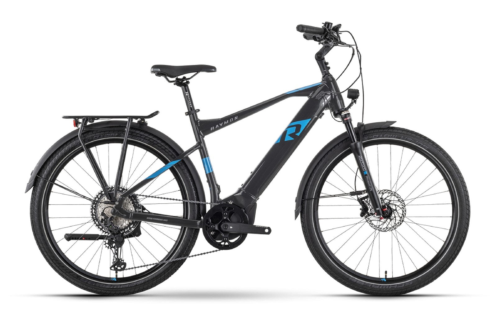 Raymon TourRay E 8.0 - 630 Wh / 17.5 Ah - 2024 - 27,5 Zoll - Herren
