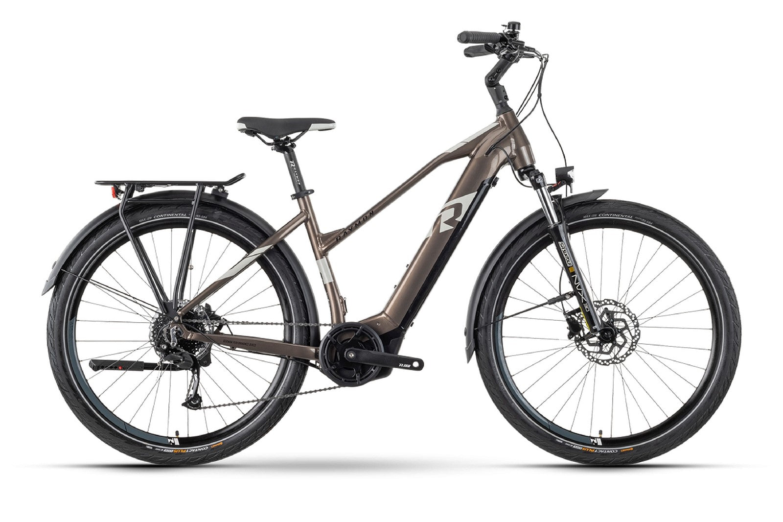Raymon TourRay E 5.0 - 500 Wh / 14.5 Ah - 2024 - 27,5 Zoll - Trapez