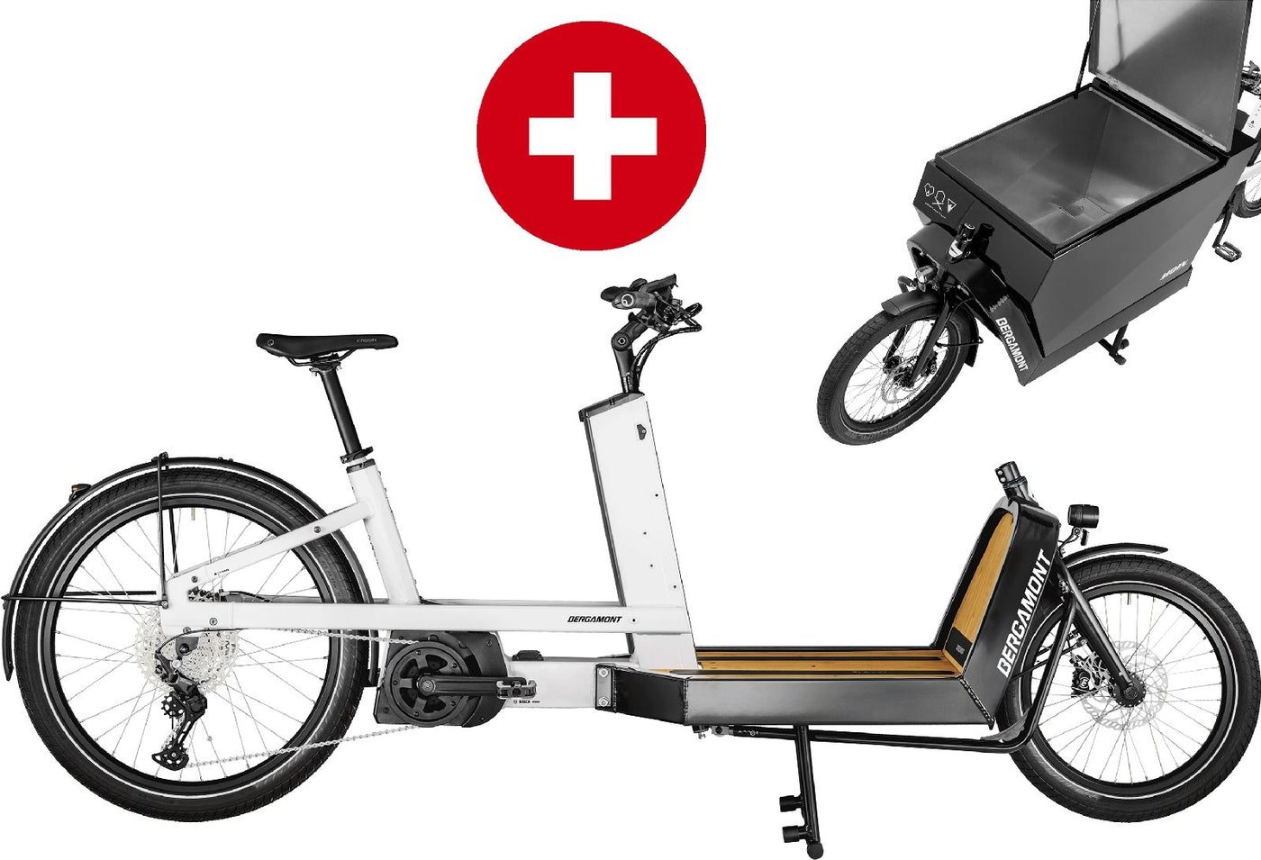 Bergamont E-Cargoville LJ Edition Business - 500 Wh - 2025 - 26 / 20 Zoll - Damen und Herren