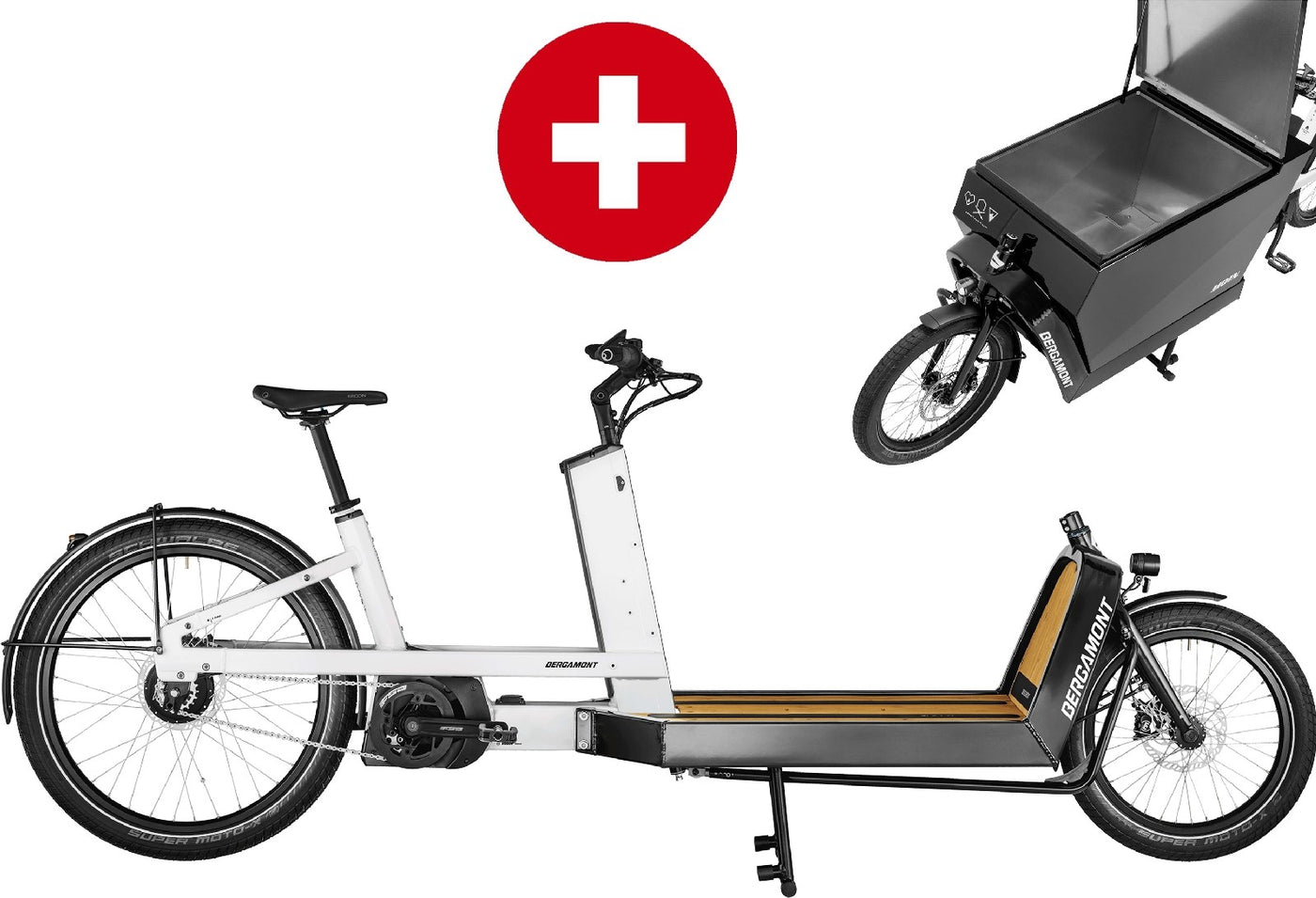 Bergamont E-Cargoville LJ Expert Business - 625 Wh - 2025 - 26 / 20 Zoll - Damen und Herren