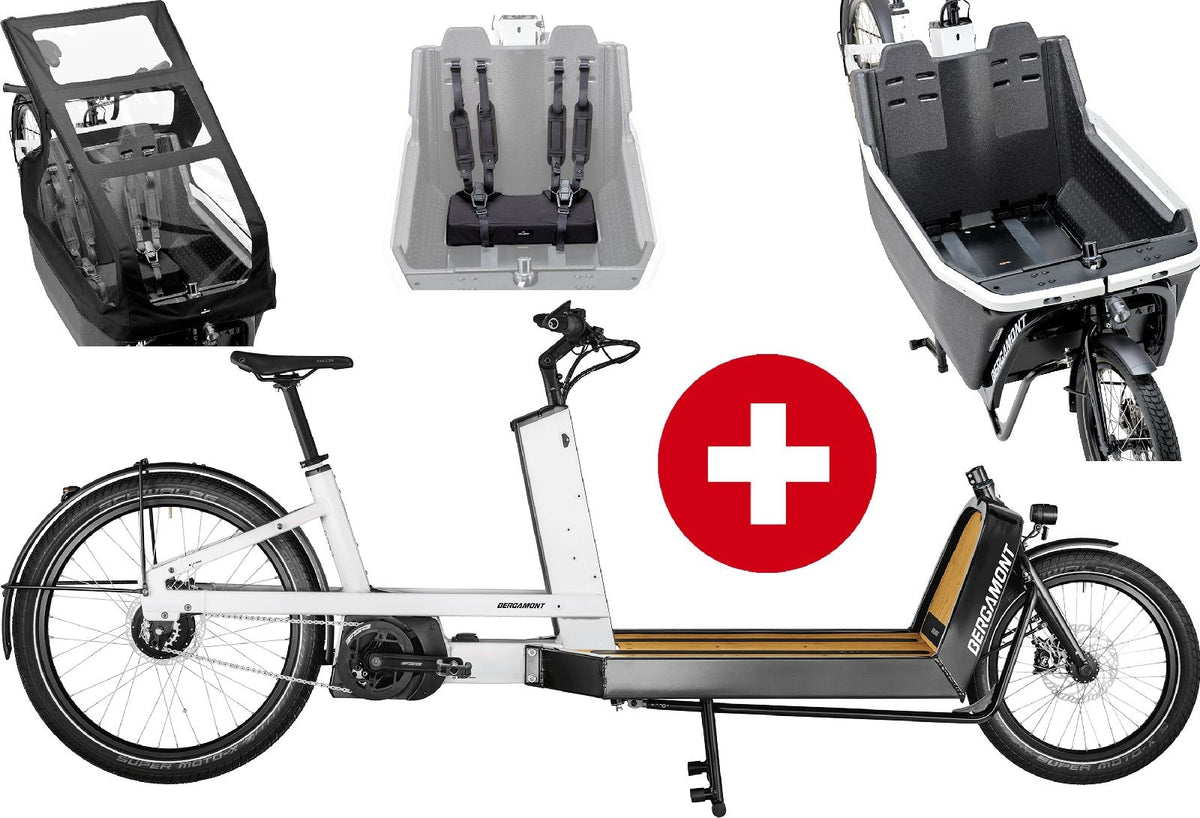 Bergamont E-Cargoville LJ Expert Family – 625 Wh