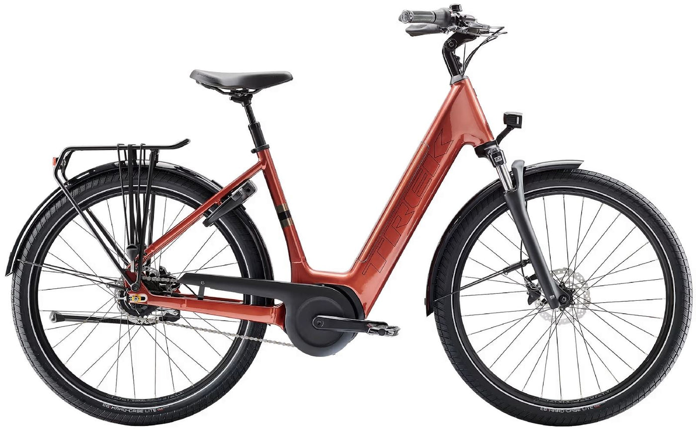 Trek District+ 4 Coaster Lowstep - 400 Wh - 2025 - 27,5 Zoll - Tiefeinsteiger