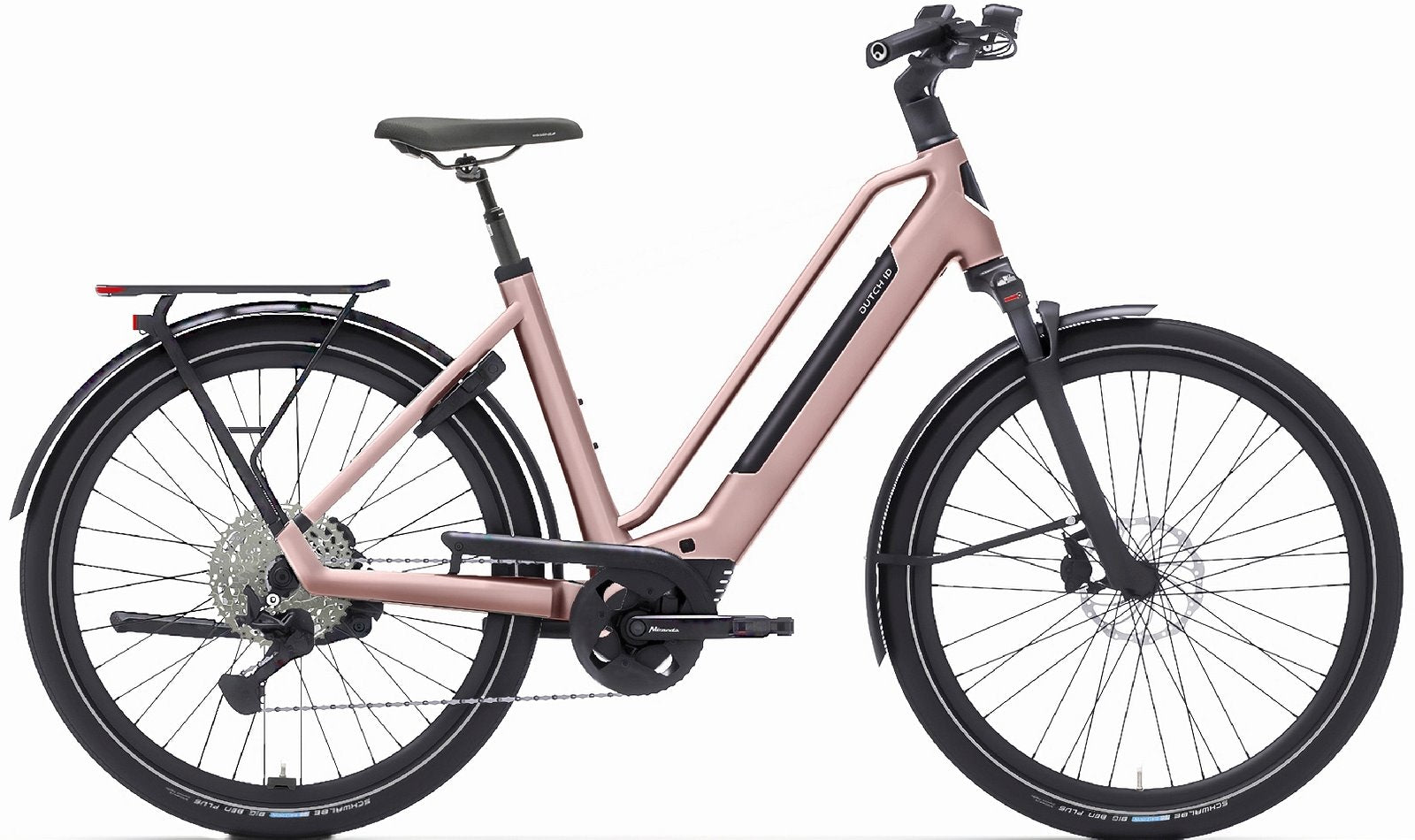 e bike hollandrad rosa Dutch ID Maze S60 C10 eShift Lage Instap - 400 Wh - 2026 - 28 Zoll