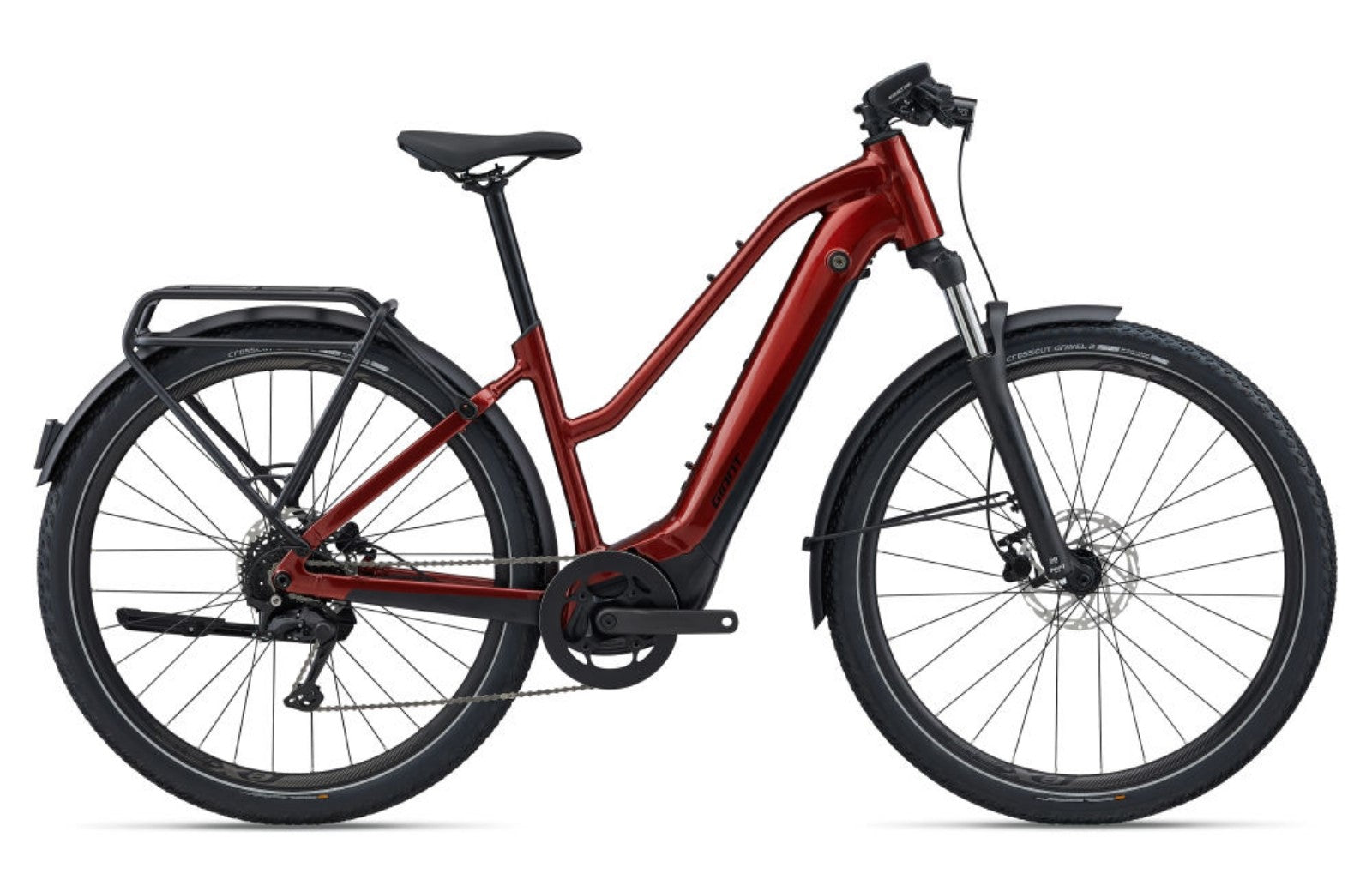 giant e bike trekking Explore E+ 4 PRO — Trekking-E-Bike, 85 Nm, 500 Wh mamaforest | Natürliches All-In-One Category:MTB Cross Hardtail_Cube Colors:Holographic Black
