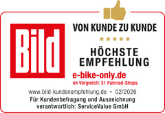 Siegel BILD Zeitung: 1. Platz: Höchstes Vertrauen