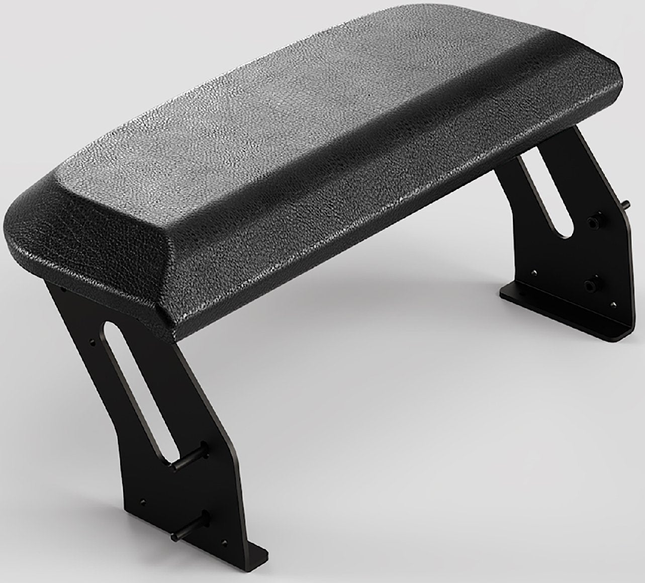 Vordere Sitzbank schwarz mit Gurt