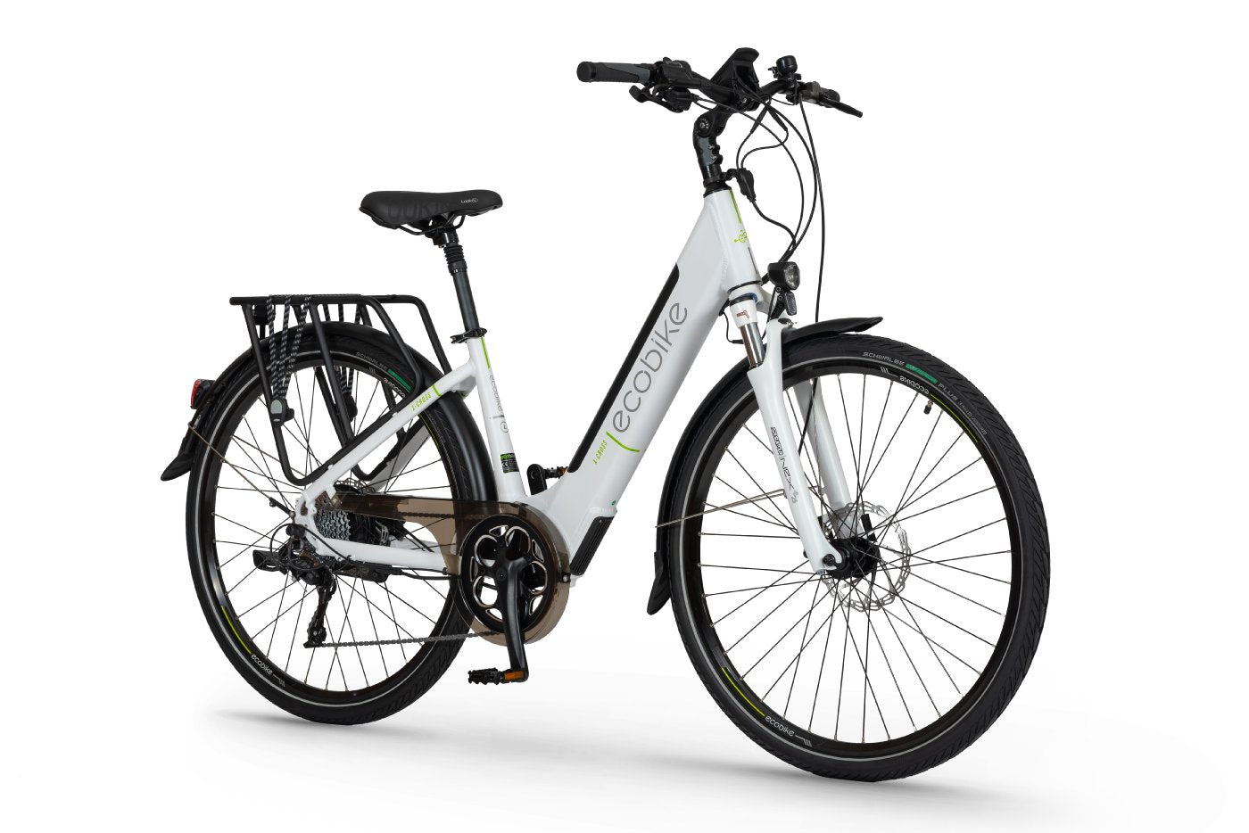 Ecobike XCross White - 630 Wh - 2023 - 28 Zoll - Tiefeinsteiger