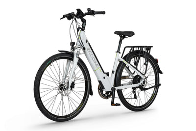 Ecobike XCross White - 630 Wh - 2023 - 28 Zoll - Tiefeinsteiger