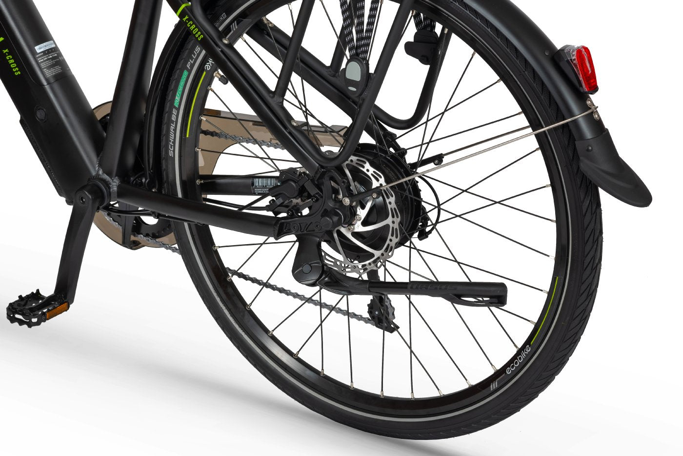 Ecobike XCross White - 630 Wh - 2023 - 28 Zoll - Tiefeinsteiger